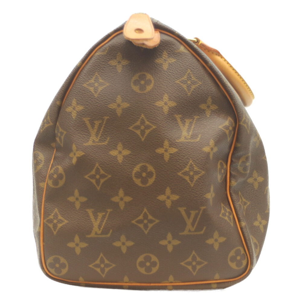 LOUIS VUITTON Brown Monogram Speedy 35 Boston Bag - Picture 2 of 9
